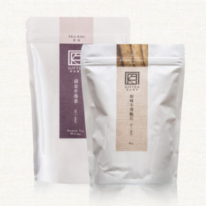 黃金牛蒡茶包30入+原味脆片80G【恩品禮茶】