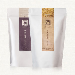 黃金牛蒡茶片+玄米牛蒡茶包30入【恩品禮茶】