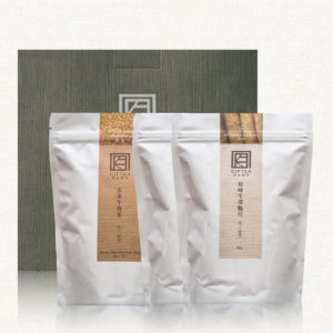 玄米牛蒡茶包12入*2+原味脆片80g*2【恩品禮茶】